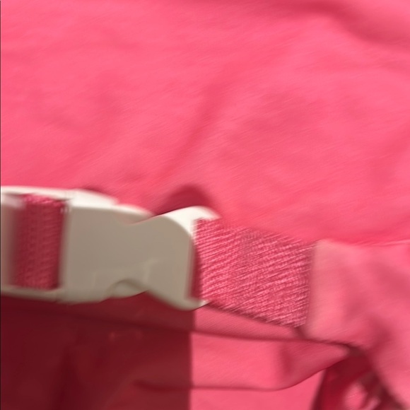 Pink Rashguard Swim Top with Short Sleeves - Picture 5 of 6